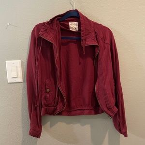 PACSUN LA HEARTS // Red Jacket